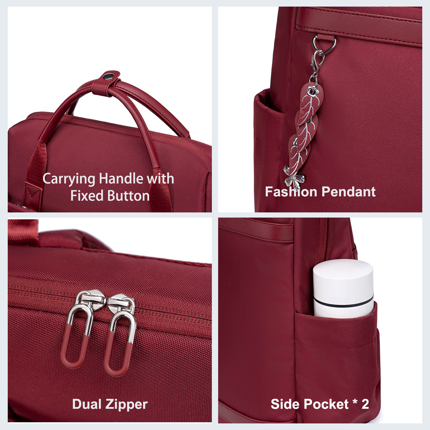 CB00639 Casual Backpack Red