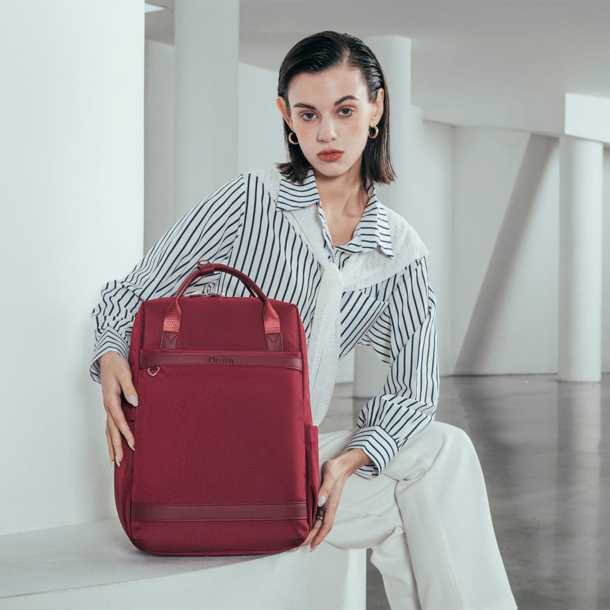CB00639 Casual Backpack Red