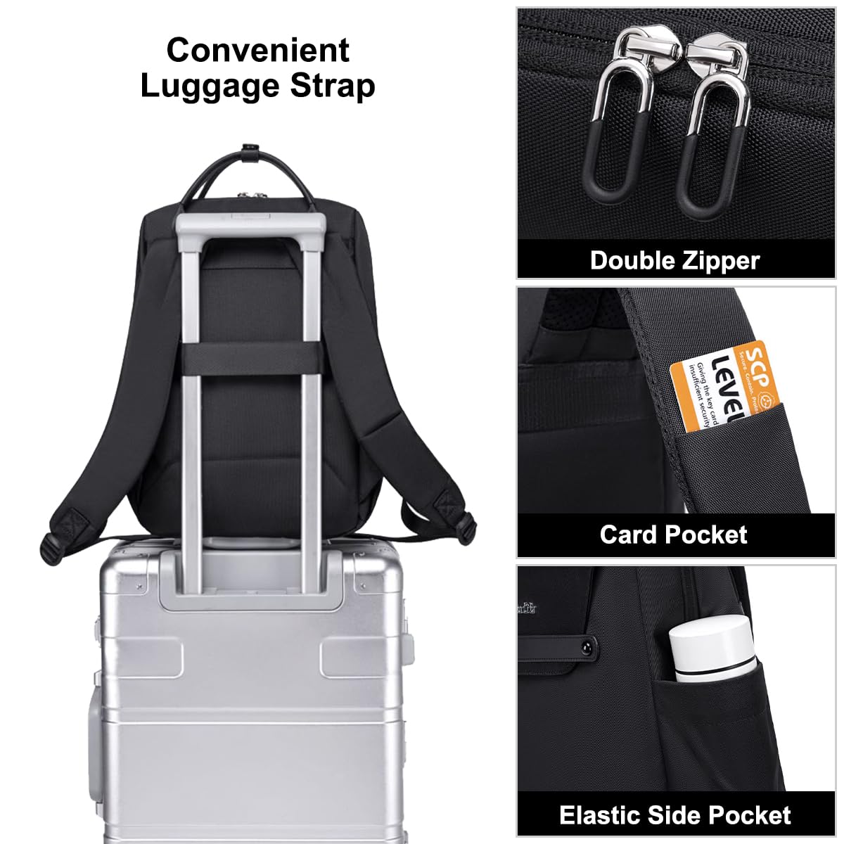 CB00618 Casual Bakpack Black