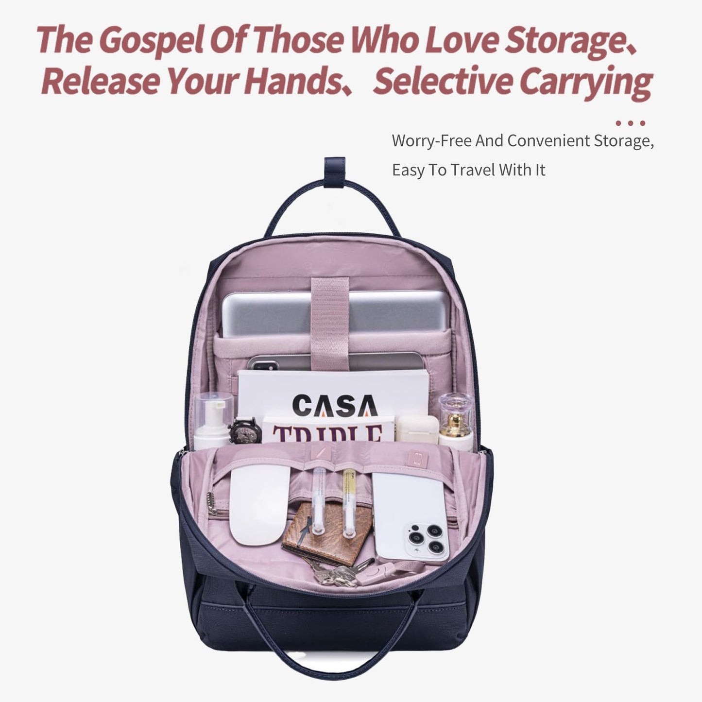 CB00618 Casual Backpack Blue