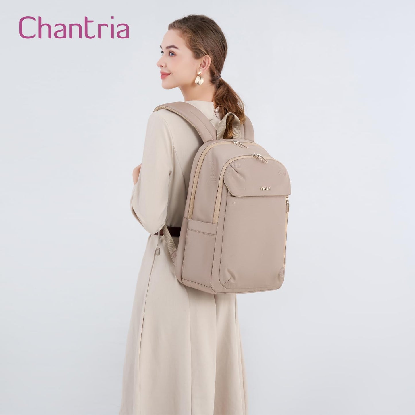 CB00633 Casual Backpack Khaki