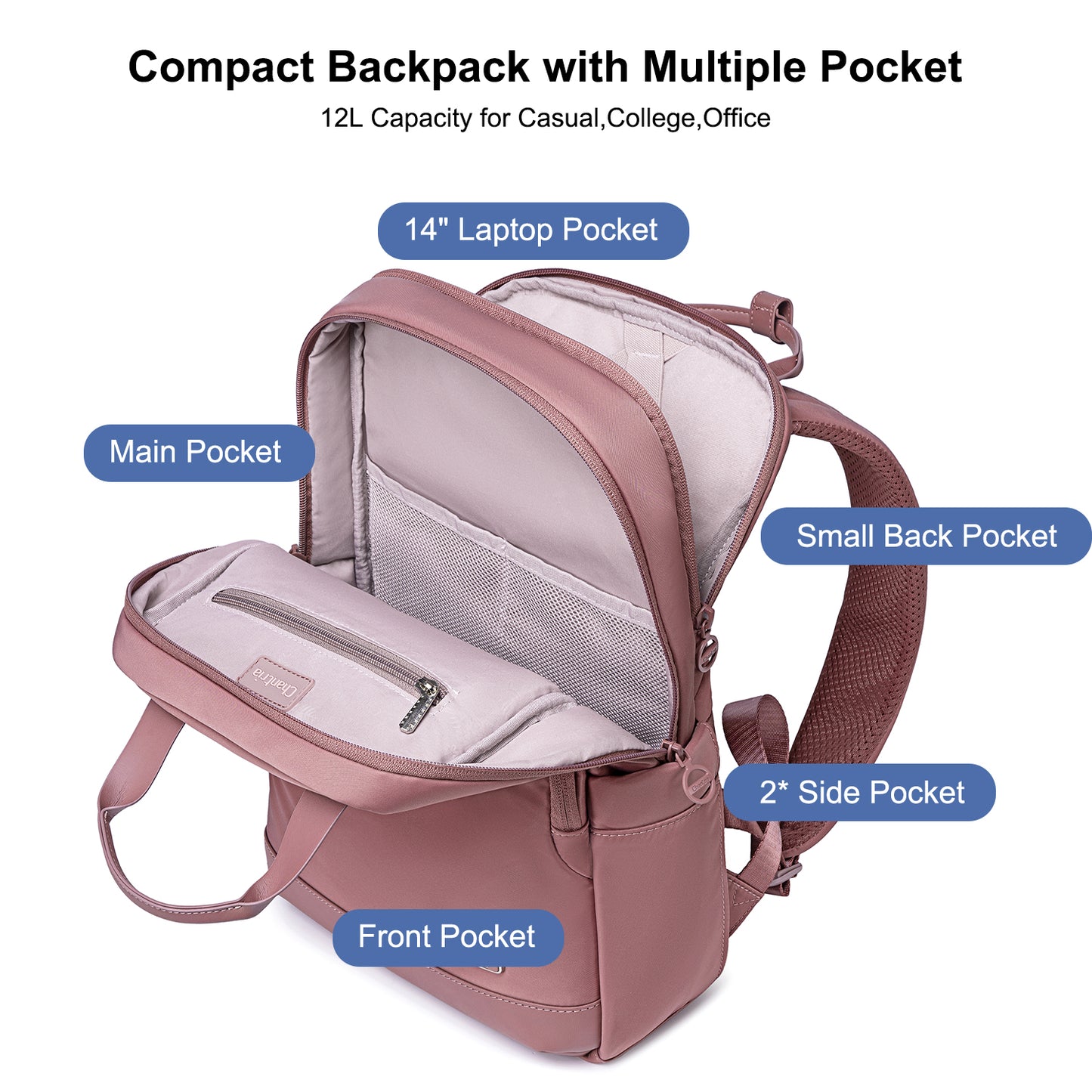 CB00762 Casual Backpack Khaki