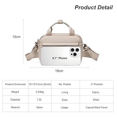 CB00771 Sling Bag Khaki