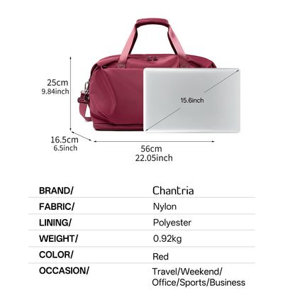 CLXB00978 Travel Duffle Bag Red