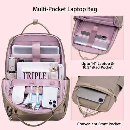 CB00639 Casual Backpack Khaki