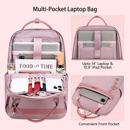 CB00639 Casual Backpack Pale Mauve
