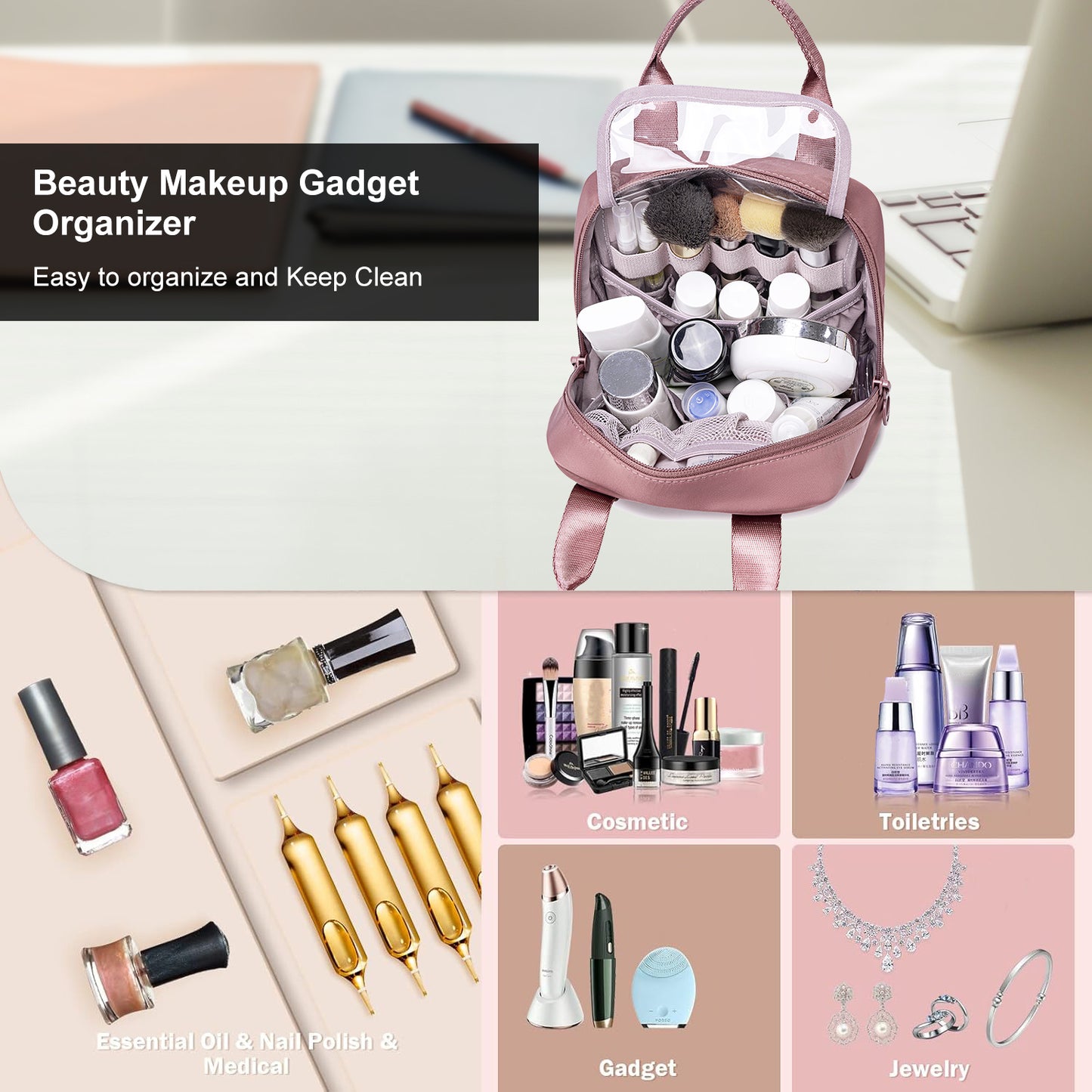 CB00783 Makeup Bag Nostalgia Rose