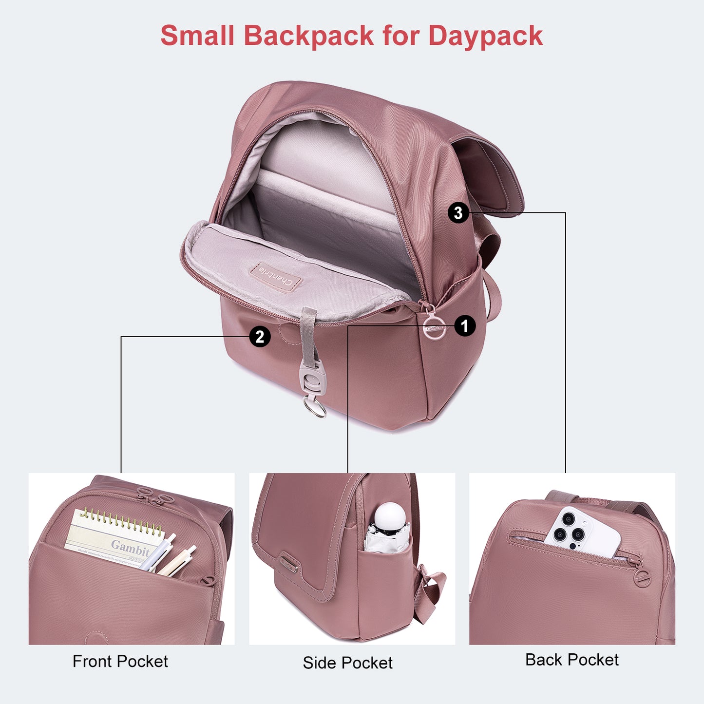 CB00621 Causal Backpack Khaki