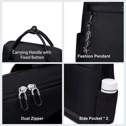 CB00639 Casual Backpack Black