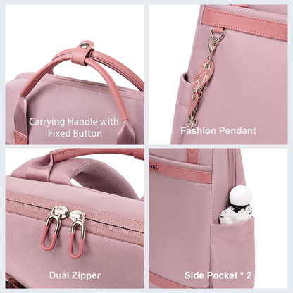 CB00639 Casual Backpack Pale Mauve