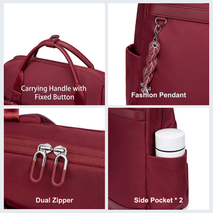 CB00639 Casual Backpack Red