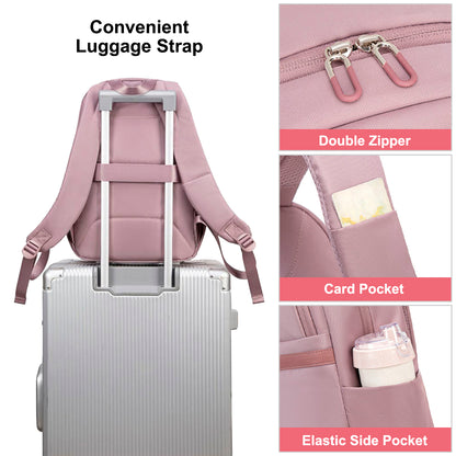 CB00648 Casual Backpack Pink