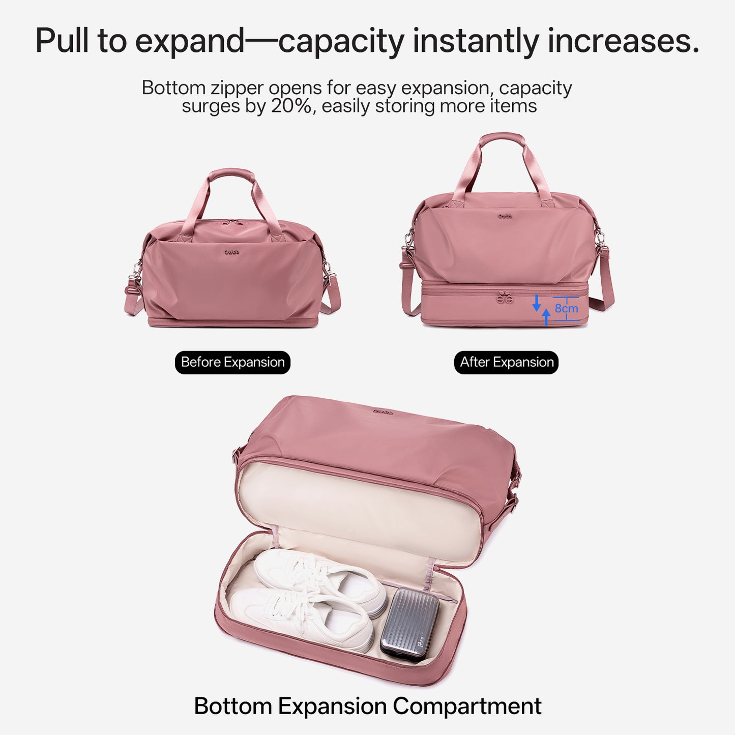 CLXB00978 Travel Duffle Bag Red