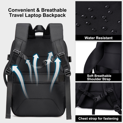 CB00641 Travel Backpack Black