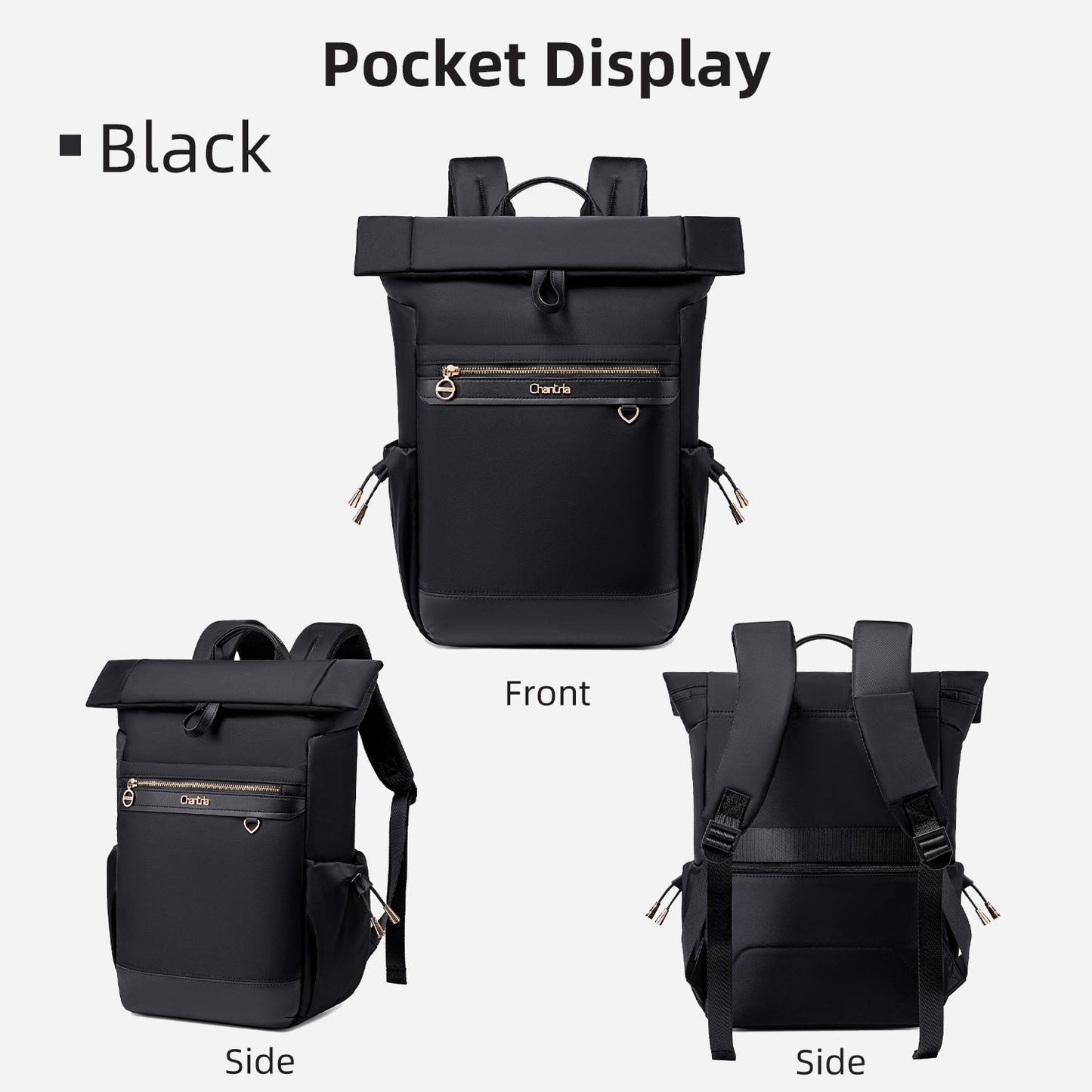 CB00950 Compact Backpack Black