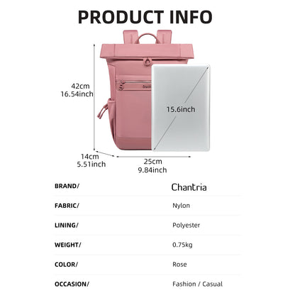 CB00950 Compact Backpack Nostalgia Rose