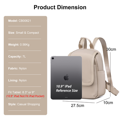 CB00621 Causal Backpack Khaki