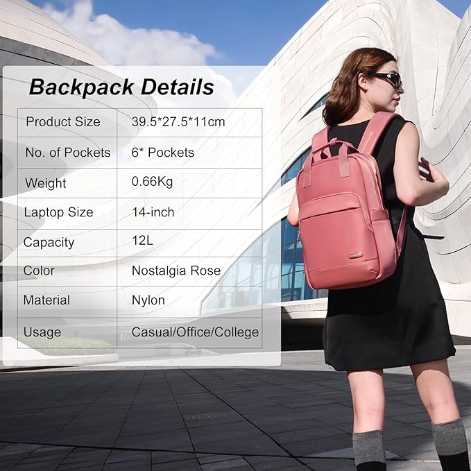 CB00762 Casual BackpackNostalgia Rose