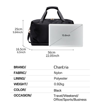 CLXB00978 Travel Duffle Bag Black