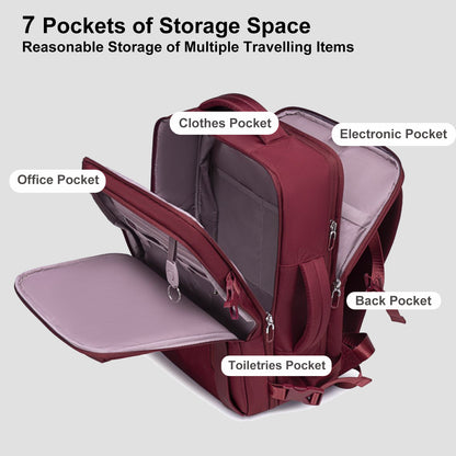 CB00617 Travel Backpack Red