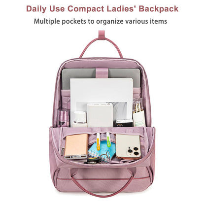 CB00618 Casual Bakpack Pale Mauve