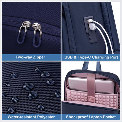 CB00633 Casual Backpack Blue