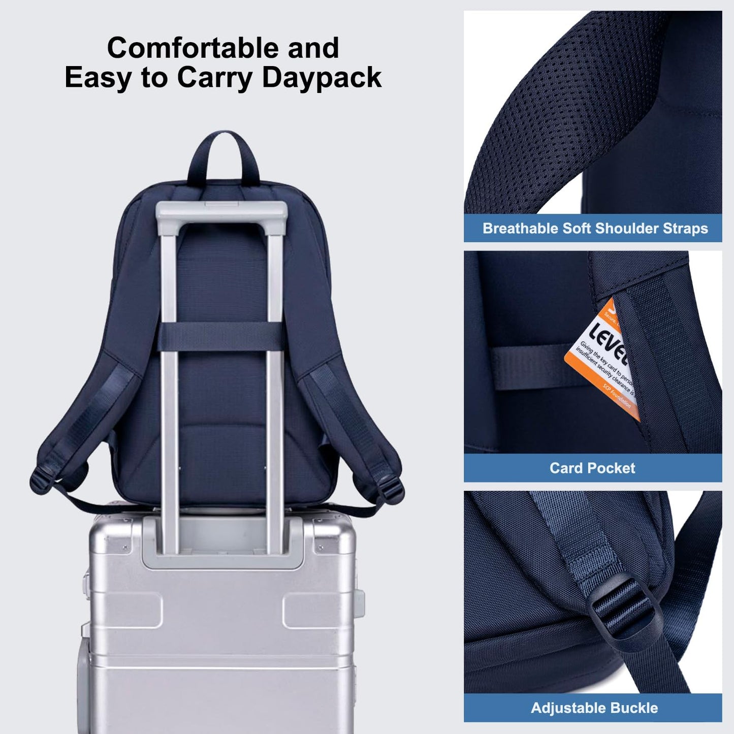 CB00633 Casual Backpack Blue