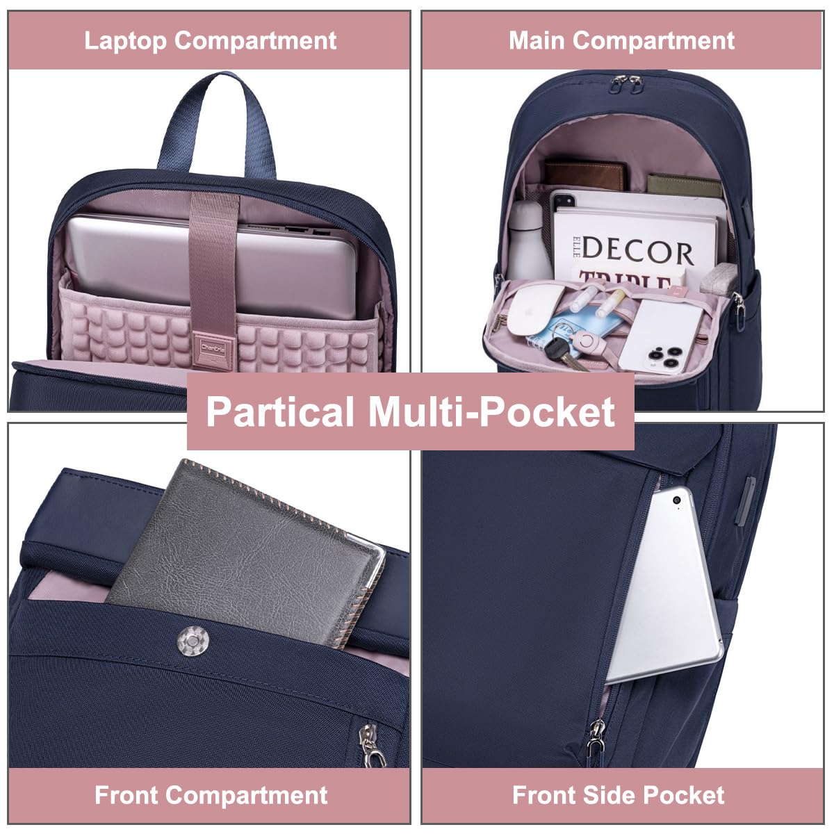 CB00633 Casual Backpack Blue