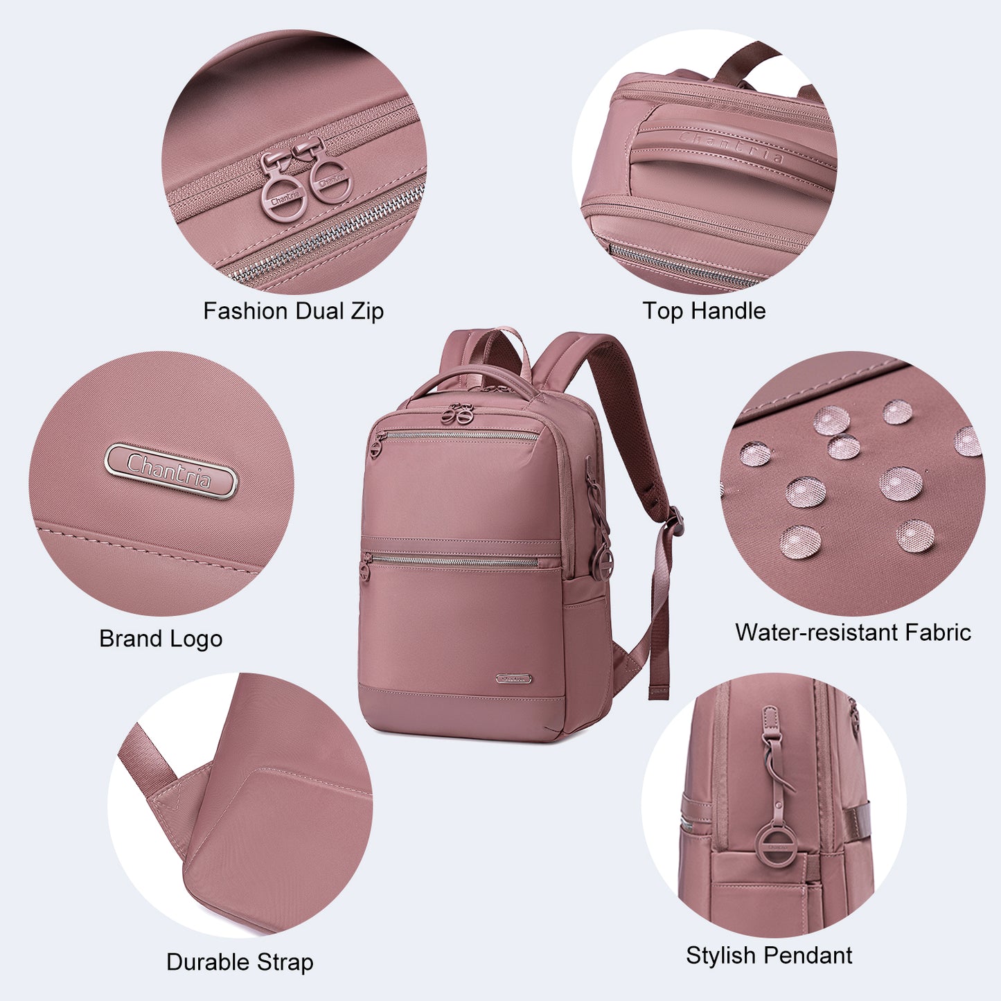 CB00766 Casual Backpack Black