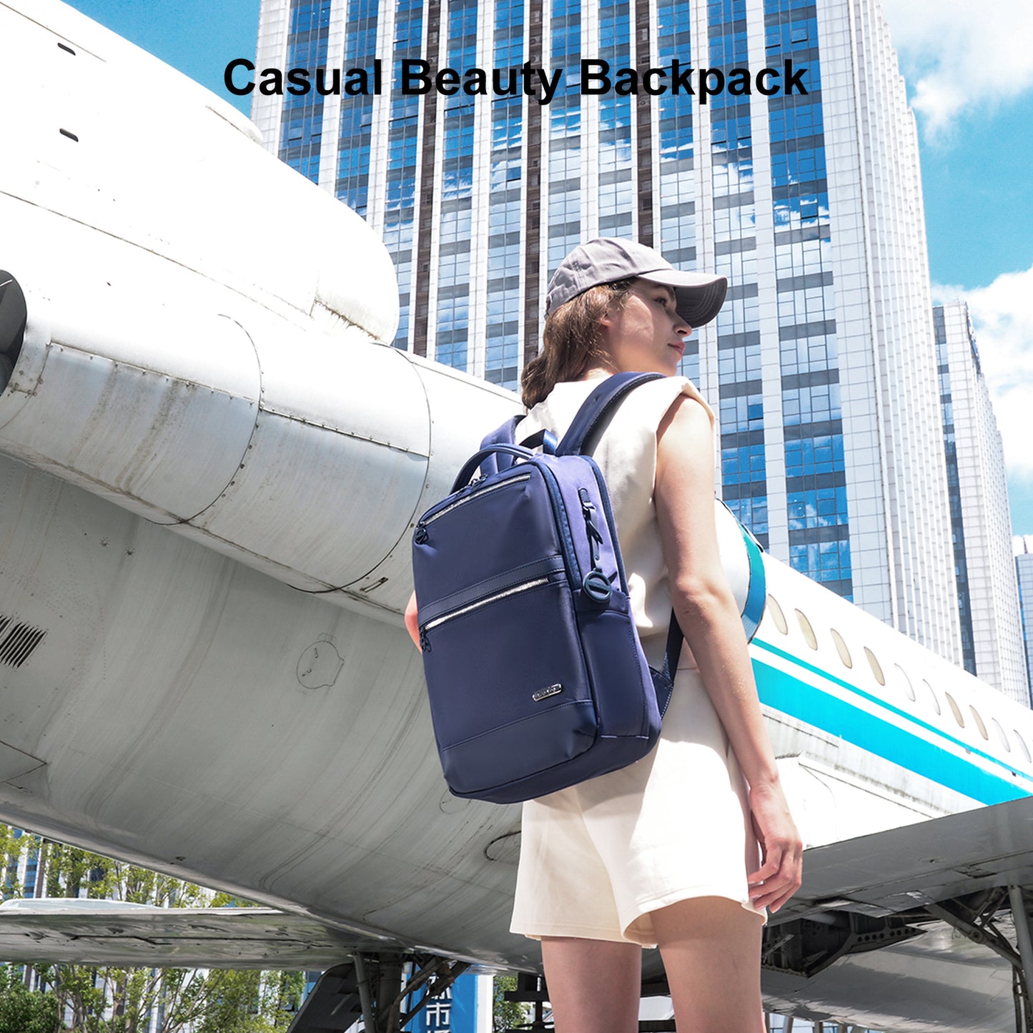 CB00766 Casual Backpack Blue