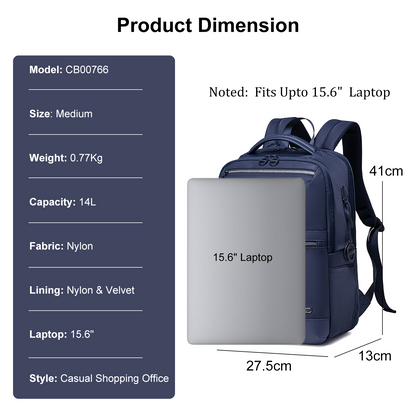 CB00766 Casual Backpack Blue