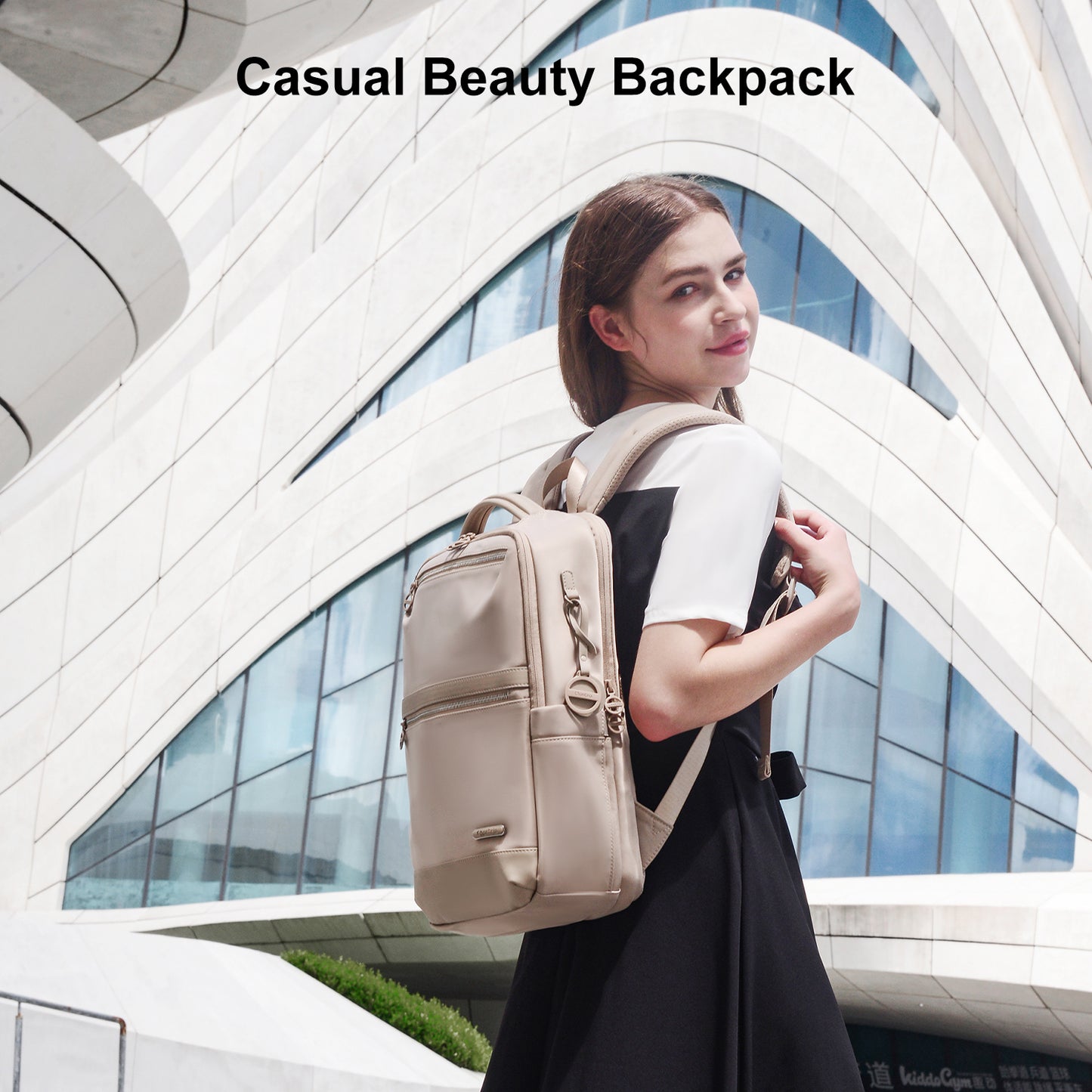 CB00766 Casual Backpack Khaki