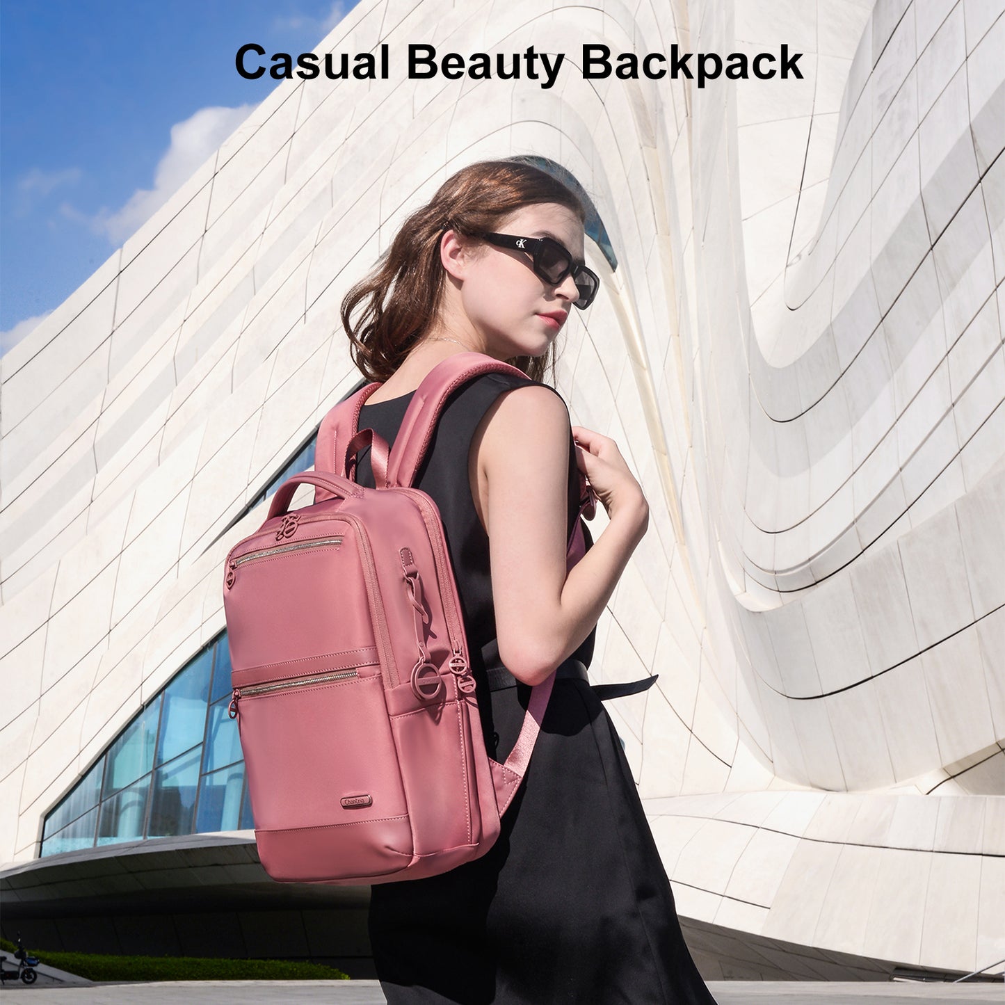 CB00766 Casual Backpack Nostalgia Rose