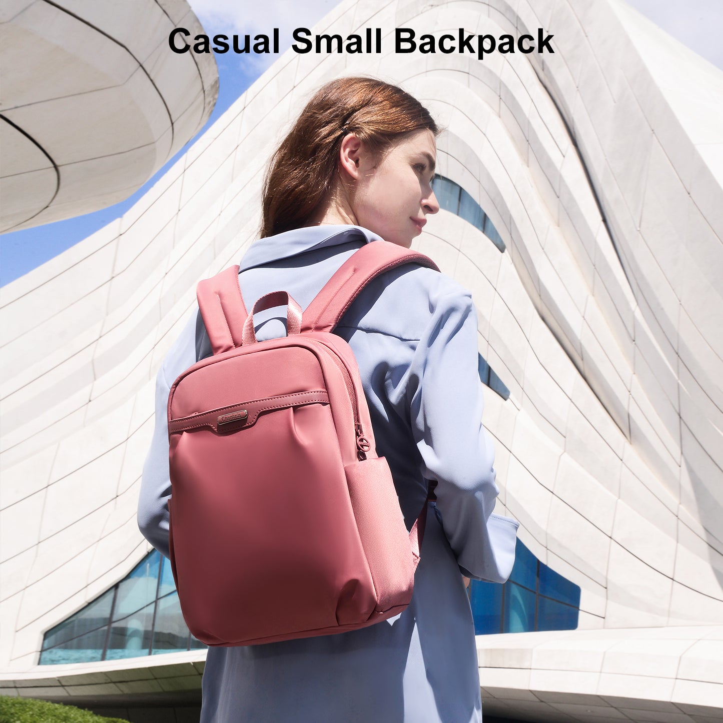CB00769 Compact Backpack Nostalgia Rose
