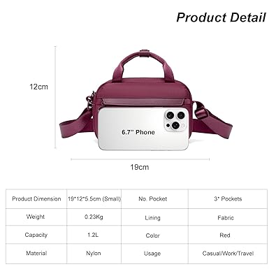 CB00771 Sling Bag Red