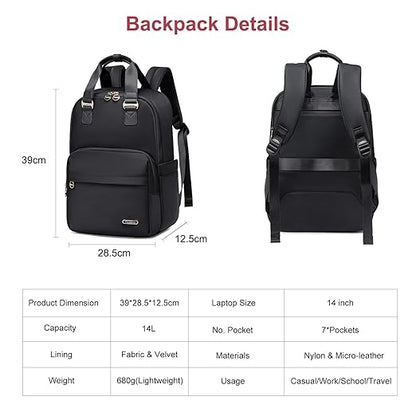 CB00778 Casual Backpack Black