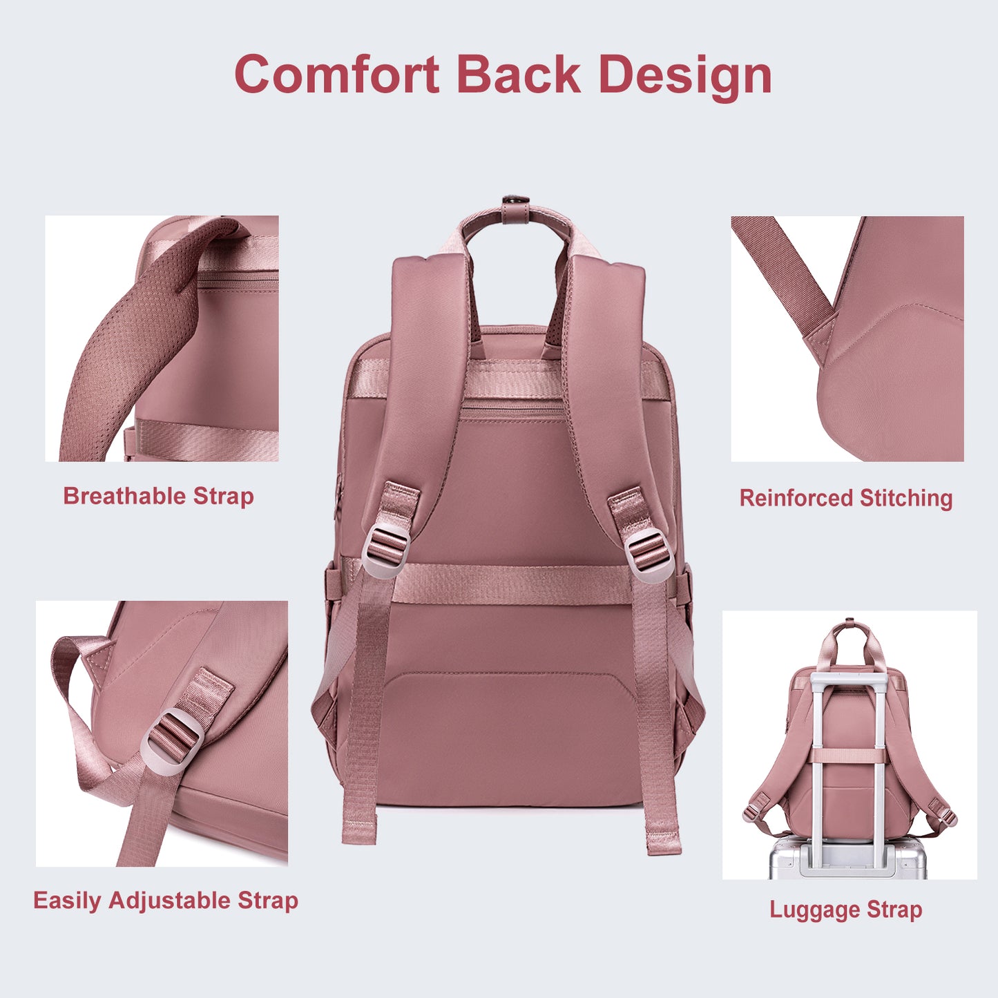 CB00778 Casual Backpack Black