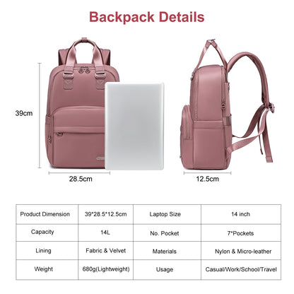 CB00778 Casual Backpack Nostalgia Rose