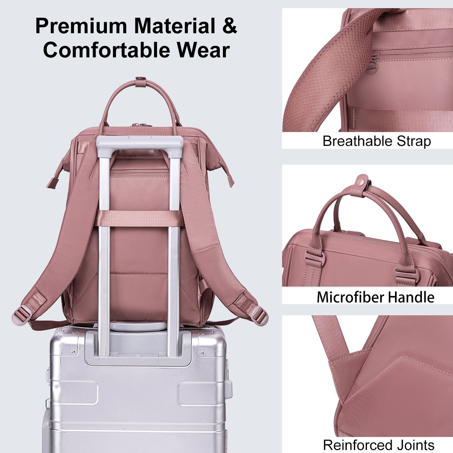 CB00788 Casual Backpack Nostalgia Rose
