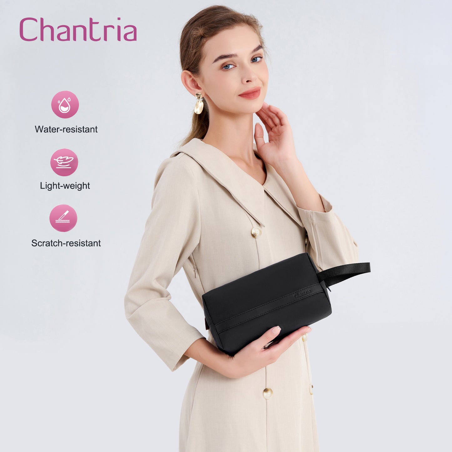 CB00814 Makeup Bag Black