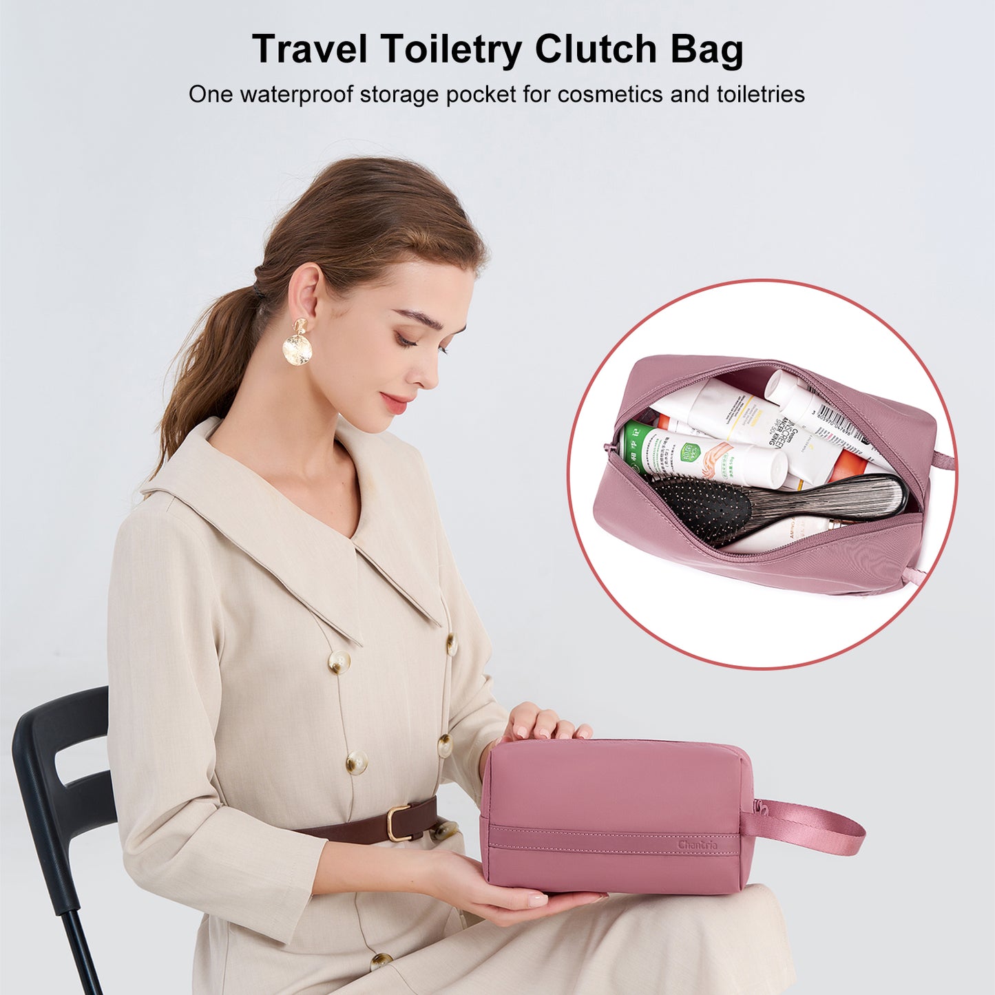 CB00814 Makeup Bag Pink