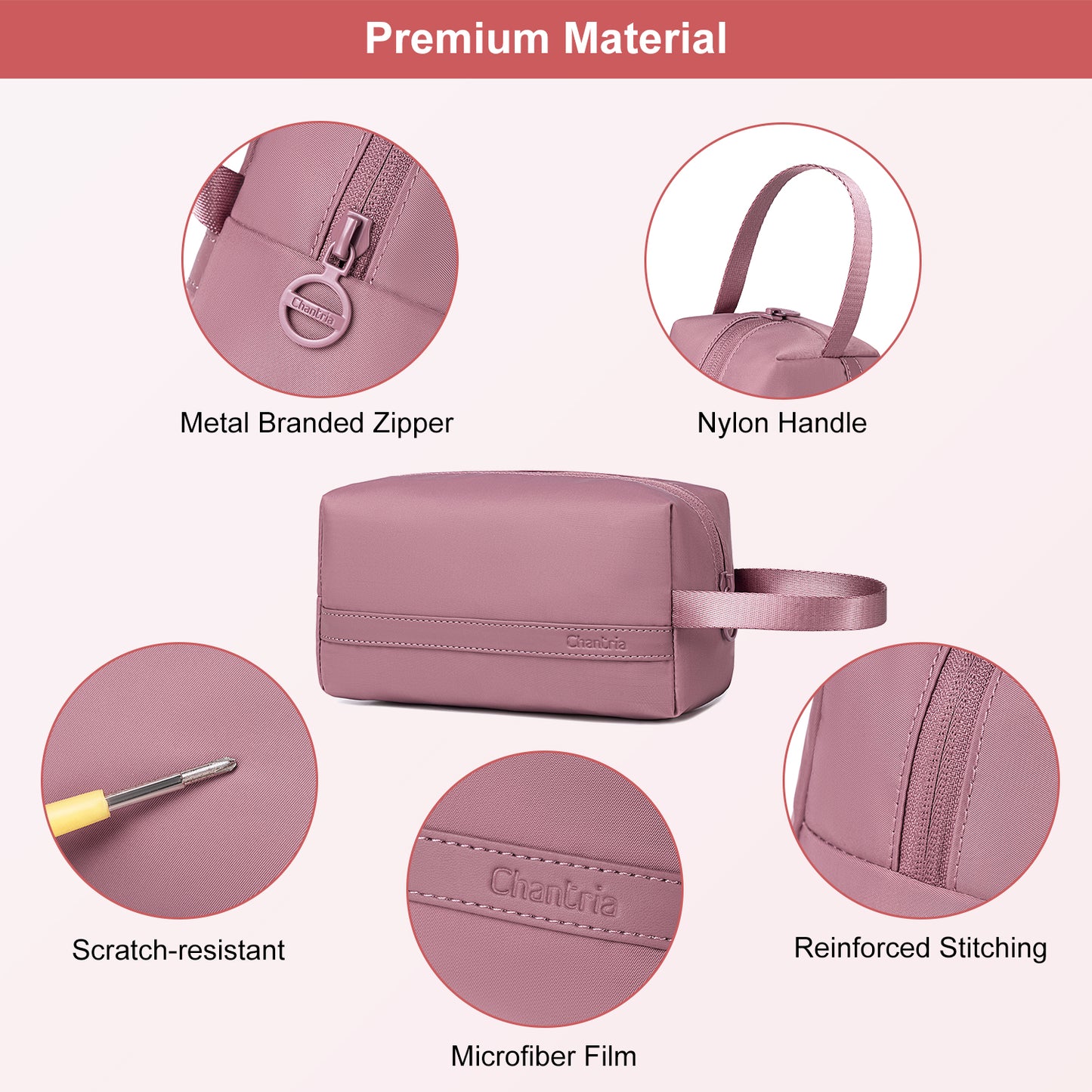 CB00814 Makeup Bag Pink