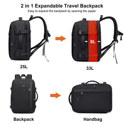 CB00617 Travel Backpack Black
