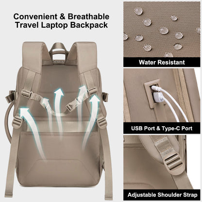 CB00617 Travel Backpack Khaki